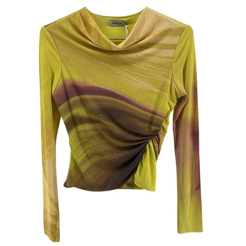 Simkhai Vibrant Luminary Print Shane Top Size XS - Picture 2 of 5